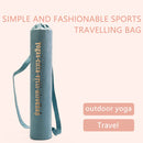 Yoga Mat Shoulder Carrier Bag Exercise Pilates Pads Backpack (Light Blue) Newly