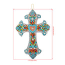 DIY Diamond Painting Cross Pendant Mosaic Hanging Wall Home Decorations Gifts