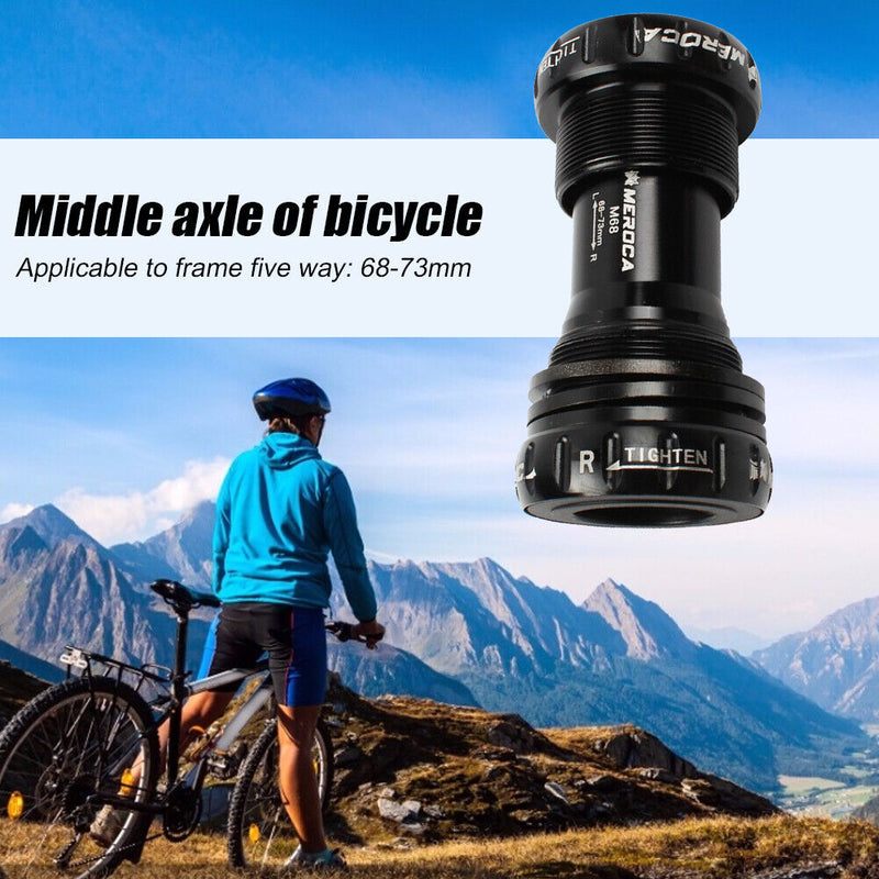 Mountain Bicycle Bottom Bracket MTB Road Bike Axis Aluminum Alloy Crankset Parts