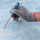 PU Gloves Worker Driver Builders Gardening Protective Safety Grey Mittens Newly