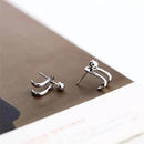 Fashion Simple Gifts Women Jewelry Type C Earrings Rear-hanging Korean