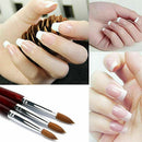 Handle Flower Drawing Pen Acrylic Nail Art Brush Sable Hair Nail Painting Brush