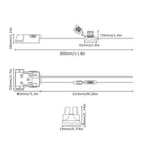 Output Adaptor Battery Connector Power Adapter For Milwaukee M18 Li-Ion Battery