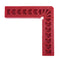 L Shape Right Angle Ruler Carpentry Measuring Gauges Positioning Tool(4inch