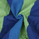 Portable Outdoor Hammock Hang Bed Travel Camping Swing Canvas Blue Stripe