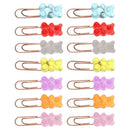 Bear School Office Stationery Organizer Clip Holder Bookmark Binder Paper Clips