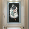 Abstract Feather Oil Paint By Numbers DIY Canvas Wall Picture Craft Home Deco