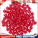 100pcs Five-Pointed Star Stamp Paint Wax Envelope Card Sealing Wax(Wine Red