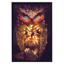 11CT Printed Full Cross Stitch DIY Glitter Owl Hand Painting Room Decoration Kit