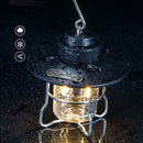 Mini Retro Camping Lantern IP65 Waterproof Hanging Tent Lamp 3 Modes for Camping