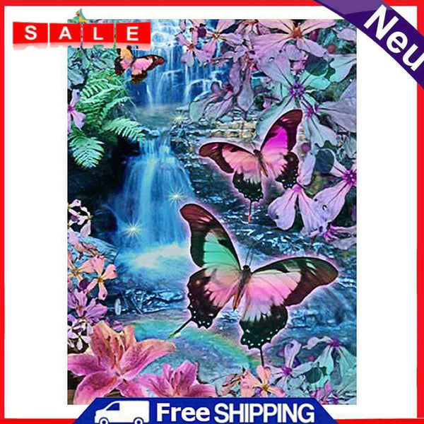 Butterfly 5D Full Diamonds Painting DIY Embroidery Cross Stitch Home Decor