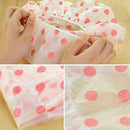 Women's Waterproof Elastic Plastic Dot Shower Bathing Hair Hats K5V3 G6J3 S J6V4