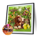 Full Round Drill Picture DIY Costume Dog Diamond Painting Poster (W567)
