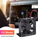 8025 Cooling Fan for Desktop PC Computer Case DC 12V 80x80x25mm 2-Pin Connector