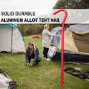 4pcs Tent Stake Portable Outdoor Nails Aluminium Alloy for Hammock Awning Can