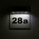 Solar House Number Plaque Light with 200LM Motion Sensor LED 8U7Y Addres I7A4