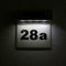 Solar House Number Plaque Light with 200LM Motion Sensor LED 8U7Y Addres I7A4