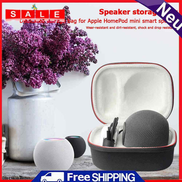 Smart Speaker Storage Hard Shell Protective Carrying Case for the HomePod Mini Bag