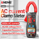 ANENG CM81 DC AC Current Voltage NCV Multimeter 6000 Counts Digital Clamp Met