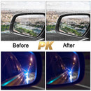 12x Rainproof Anti-Glare Car Stickers Protective Film for Rearview Mirror Window