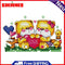 14CT DIY Baby Bear Stamped Partial Cross Stitch Kit Art Embroidery Handicraft
