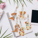 5D Diamond Painting Keyring Kits DIY Animal Keychain Jewelry Mosaic Decorat