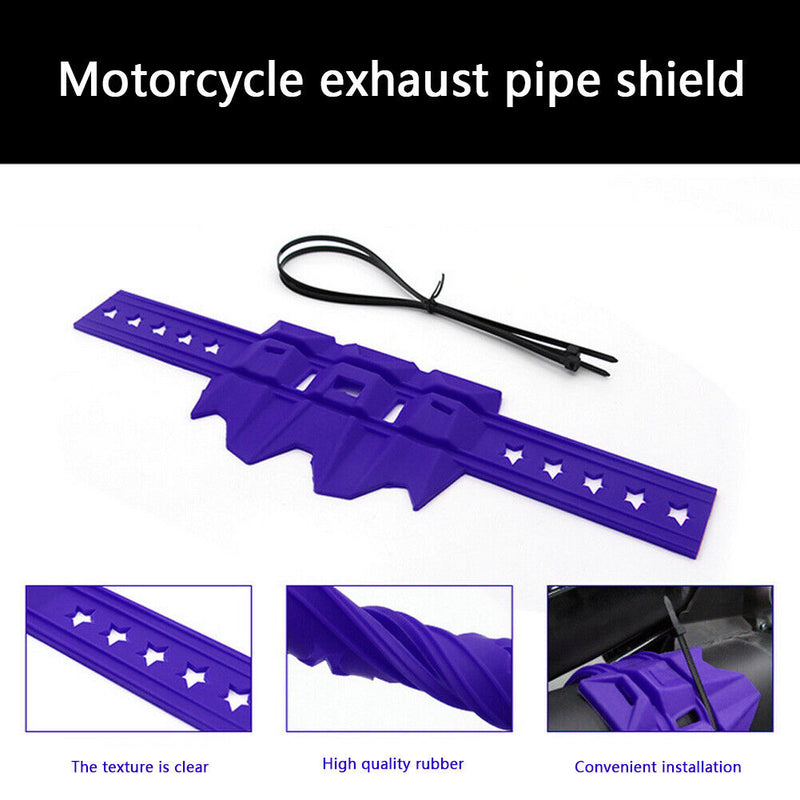 Silicone Motorcycle Silencer Round Oval Exhaust Protector Motorbike Accessori