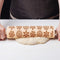 Christmas Snowflake Embossing Rolling Pin Baking Cookies Engraved Roller