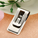 Metal Stainless Steel Money Clips Wallet Card Holder Hollow Clips (Black)
