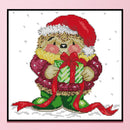 Partial Embroidery 2 Strands Stamped Cross Stitch Art Christmas Gift 14CT Kit