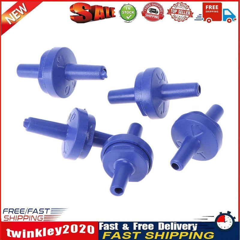 5pcs/bag Aquarium Fish Tank Air Pump Check Valve One Way Non-Return Valve Newly
