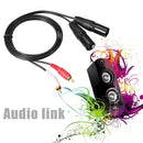 RCA to 2 RCA Male to Male Audio Cable for Mixer Home Theater TV Amplifier Sound
