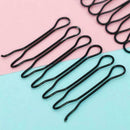 U-shaped Bun Hair Pin Clip Grips Brown Wavy Salon Hairpins Women Accessory A5R5