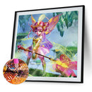 5D DIY Flower Fairy Full Round Diamond Painting Rhinestone Mosaic Picture