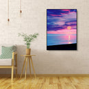 Painting By Numbers Kit DIY Sunrise Hand Painted Canvas Oil Art Picture