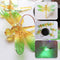 Dragonfly Solar LED Color Changing Wind Chime Lamp Garden Pendant Light (A)