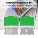 For N64 Cart Shell Game Console Cases Replacement (US Transparent Green)