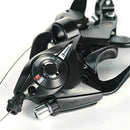 Black Durable 3 Speed Speed Set Bike Accessories Brake Shifter Sets V-Brake