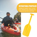 Retractable Portable Telescope Rafting Boat Paddle for Water Sport (Yellow)