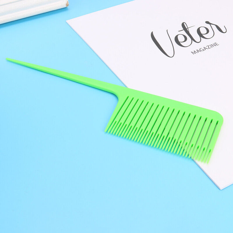 Pro One-Way Tail Comb Hairdressing Hair Dyeing Brush for Highlighting Sectioning
