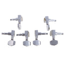 6 Chrome Guitar String Tuning Pegs Tuners Machine Heads Acoustic Electric Set