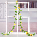 Yellow Sunflower Chain Garland 8.5 ft Silk Wedding Gazebo Arch Flowers Dec hot.
