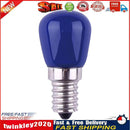 E14 Light Bulb 3W 220V Colorful LED Decorative Light Fridge Lamp (Blue) Newly