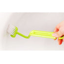 Bathroom Portable Toilet Brush Cleaning Brush Cleaning Scrubber Curved Handle