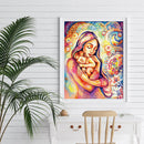 Mother and Child 5D DIY Full Round Drill Diamond Painting Rhinestones Picture