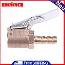 1pcs 6mm brass tire valve air pump chuck clip tire inflator valve connector