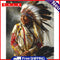 Indians Old Lady Oil Paint By Numbers Picture DIY Coloring Drawing for Adults