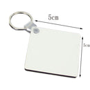 Multi-style DIY Heat Transfer Keychain Double-Side Printed Blank Keychains
