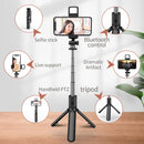 Selfie Stick Tripod Portable And Extendable Selfie Remote Control With E7N7