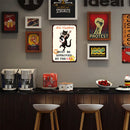 Playing Guitar Cat Retro Metal Plate Tin Sign Plaque Poster for Bar Club